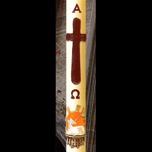 Paschal candle 2 1/2" x 36" Lamb of God