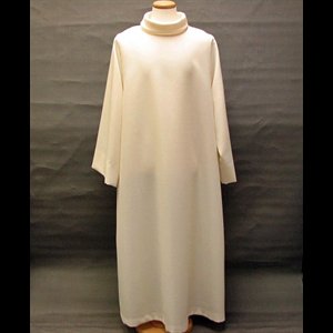 Aube Ample Col Roulé Blanche 57"