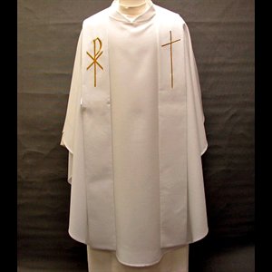 Chasuble and stole #1280-3107 White