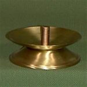 Altar Candlestick Satin Brass