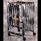 Funeral chariot 32" (81.5 cm) Ht. x 19" (48.5 cm) Wide