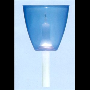 Falot en plastique Bleu