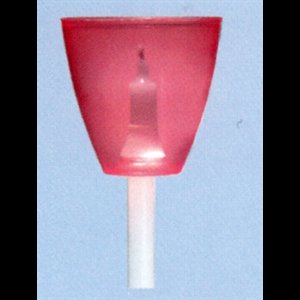 Falot en plastique Rouge