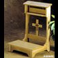 Oak Prie Dieu  32'' H. x 20'' L. x 21'' P.