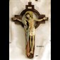 Crucifix with Madone 10" resin