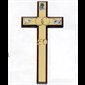 Croix 50e anniversaire de mariage dorée, 7" (18 cm)