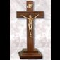 Altar crucifix 9''  Walnut