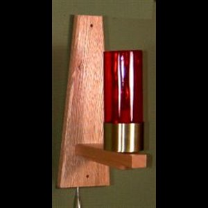 Lampe du sanctuaire électrique rouge (Murale)