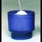 Disposable 6 hours Plastic Vigil Lights Blue / ea