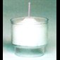 Disposable 6 hours Plastic Vigil Lights Crystal / ea