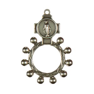 Decade Rosary, Boy-Scout, Oxidized Metal