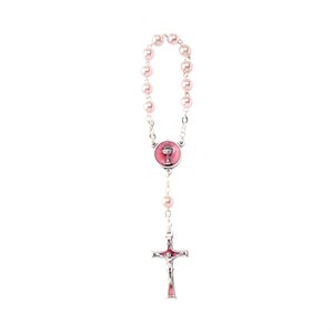 Pink Decade Rosary for First Communion