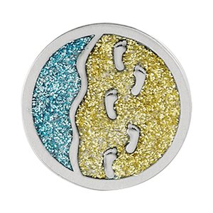 "Empreintes" Pocket Token, Pewter, 1¼", French / ea