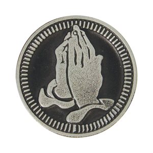 Jeton de poche Sérénité, en étain, 1.25" (3 cm)