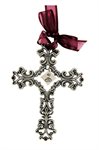 Pewter Cross for 40th Wedding Anniv., 5"