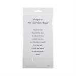 Croix «Guard. Angel», bois, carte / texte, 12,7cm, Anglais