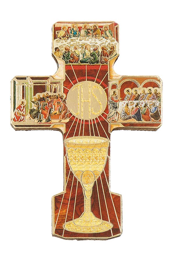 Croix Communion Croix de Première Communion en bois, 10 cm
