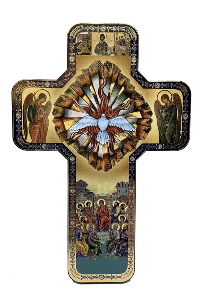 Wood Icon Cross Confirmation 12 x 18 cm Wood Icon Cross Confirmation 12 x 18 cm