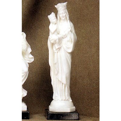 Statue Sainte Anne de Beaupré 9.5" (24 cm) en marbre blanc