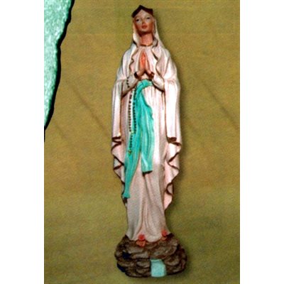 Statue N.D. Lourdes 21" (53 cm) en résine