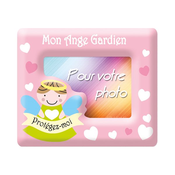 'Ange gardien'' Picture Frame for Girls, French 'Ange gardien'' Picture Frame for Girls, French
