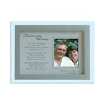 Wedding ann. Glass Picture Frame, 2" x 2'', English Wedding ann. Glass Picture Frame, 2" x 2'', English