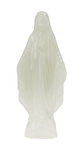 Statue lumineuse Immaculée en plastique, 15,2 cm