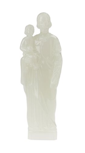Statue lumineuse de Saint Joseph en plastique, 15,2 cm