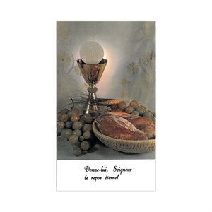 12 Mass Offering Cards, 3¾ x 6¼", French