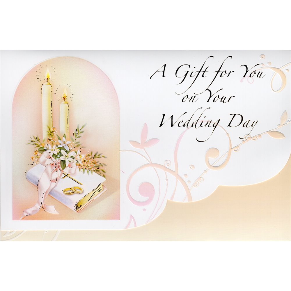 Money Holder Cards w / Env., 4" x 7", English