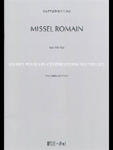 Supplément au Missel Romain G.F. - Célébrations nouvelles