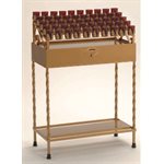 Luminaire en fer forgé, 40" Ht. x 42" Large x 13.5" Profond