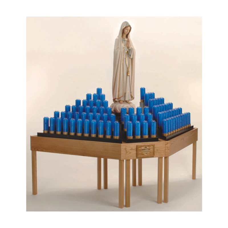 Luminaire en chêne fini miel, 49" Ht. x 98" Large x 39" P. Luminaire en chêne fini miel, 49" Ht. x 98" Large x 39" P.