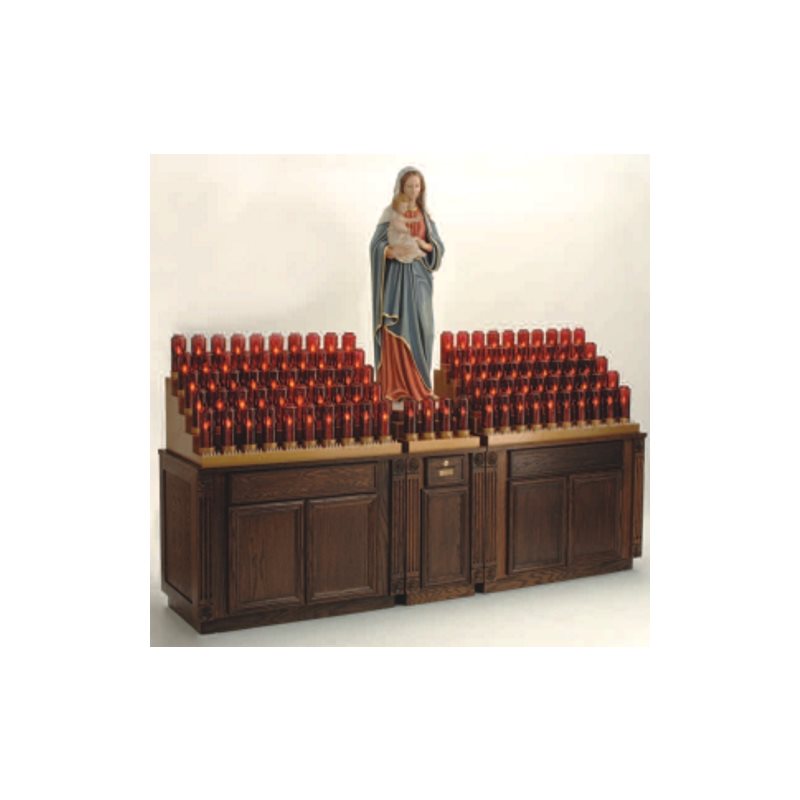 Luminaire électrique en chêne, 53" Ht. x 102" Large x 24" P. Luminaire électrique en chêne, 53" Ht. x 102" Large x 24" P.