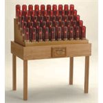 Oak Electronic Votive Light Stand, 50" Ht. x 43" W. x 20" D. Oak Electronic Votive Light Stand, 50" Ht. x 43" W. x 20" D.