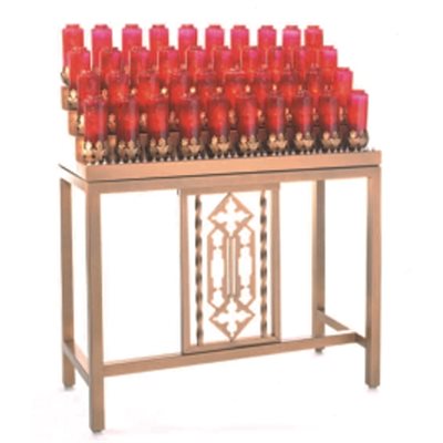 Luminaire électrique Tubulaire, 52" Ht. x 40" L. x 17" P.