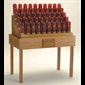 Oak Electric Votive Lights Stand, 53" Ht. x 43" W. x 24" D. Oak Electric Votive Lights Stand, 53" Ht. x 43" W. x 24" D.