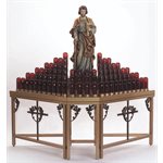 Electric Votive Light Stand, 57" Ht. x 88" W. x 18" D. Electric Votive Light Stand, 57" Ht. x 88" W. x 18" D.