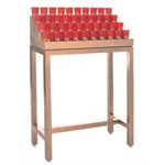 Electronic Votive Light Stand, 44" Ht. x 28" W. x 13" D. Electronic Votive Light Stand, 44" Ht. x 28" W. x 13" D.