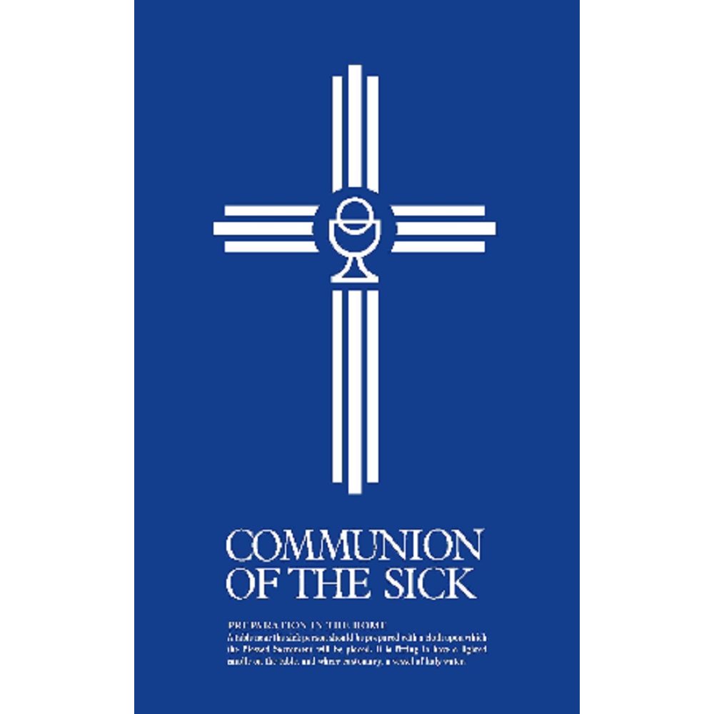 Communion of the sick - Prayer Card / ea Communion of the sick - Prayer Card / ea