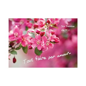 "Amour" Spiritual Cards, 2¾ x 4", F / ea