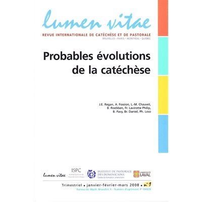 Probables évolutions de la catéchèse