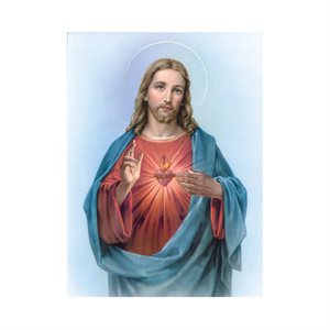 Images série F.B. «Sacré-Coeur-Jésus», 15,2 x 20,3 cm / un
