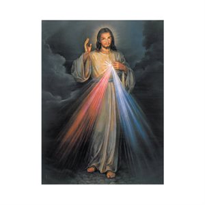 Image «Jesus miséricordieux», 15,2 x 20,3 cm / un