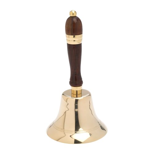 Brass Bell 9" H. (23 cm)