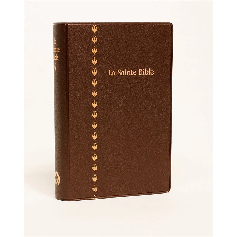 Bible Segong Vinyle brun 4.5'' x 6.75'' x 1 1 / 8''