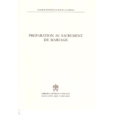Préparation au sacrement du mariage