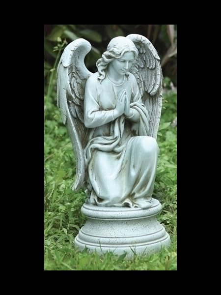Resin Praying Angel Statue 17.75" (45 cm) Ht.
