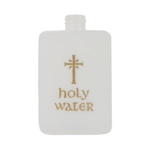 Empty Holy Water Plastic Bottle, 4½", E