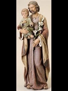 Statue Saint Joseph 36" (91.5 cm) en résine